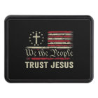 We The People Trust Jesus - USA Flag Christian Pat