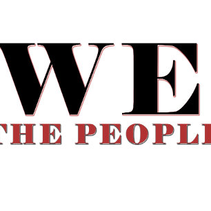 We The People Typography T-Shirt   Patriotic Tee