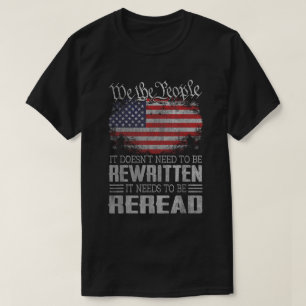 We the People US Constitution Quote T-Shirt