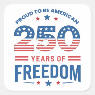 We the people USA 250th anniversary Square Sticker
