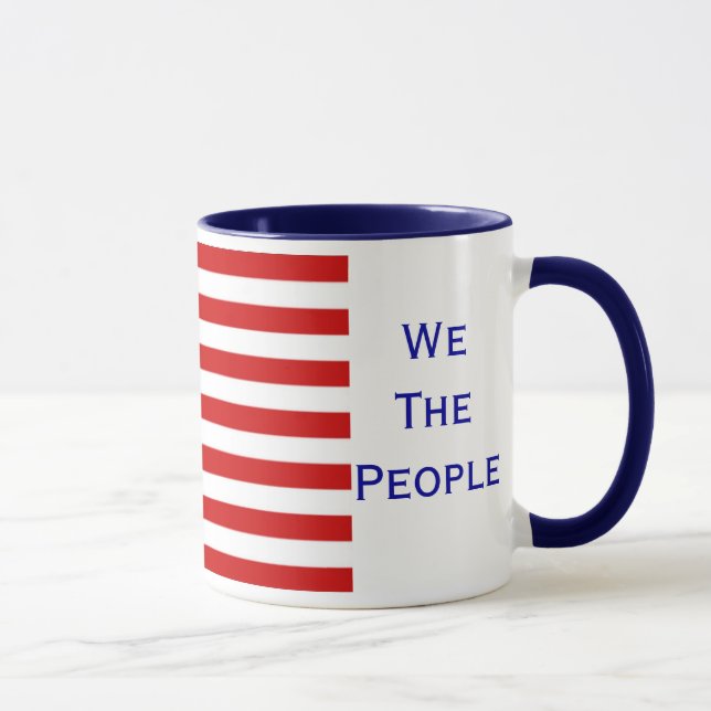 We The People USA Flag Coffee Mug by Janz (Right)