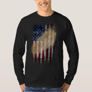 WE THE PEOPLE Vintage American Flag T-Shirt