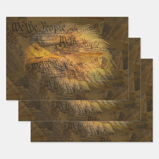 We The People Wrapping Paper Sheet (Set)
