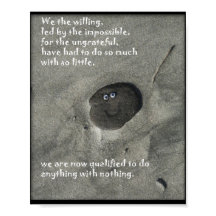 We the willing poster