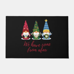 We Three Gnomes Have Come from Afar   Doormat