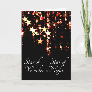We Three Kings Christmas Carol   Star of Wonder Holiday Card