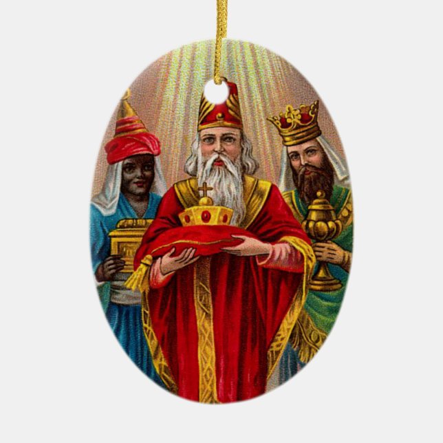 We Three Kings Christmas Ornament (Front)