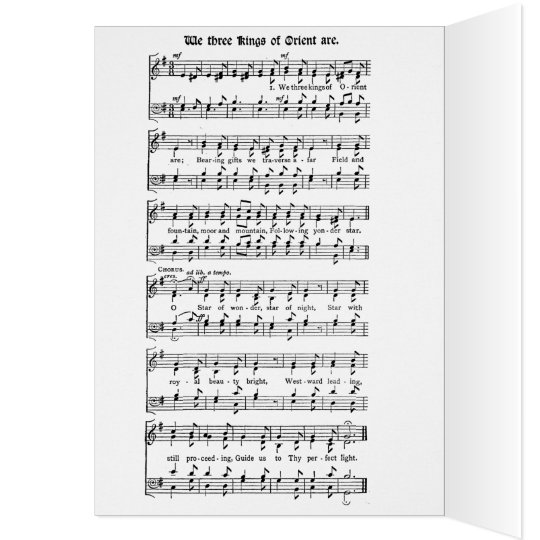 We Three Kings Greeting Card
