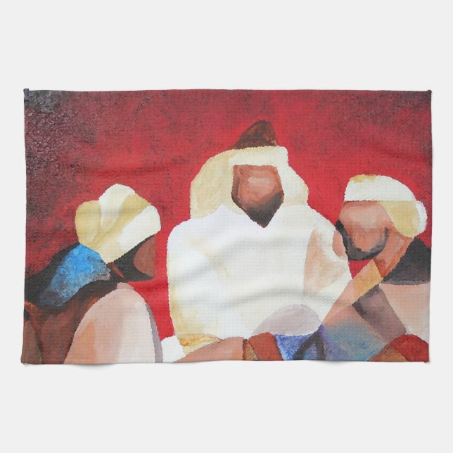 We Three Kings The Wise Men Of Christmas Tea Towel (Horizontal)
