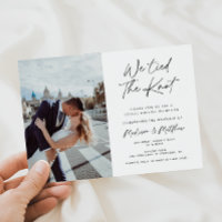 We Tied The Knot Elopement / Wedding Reception