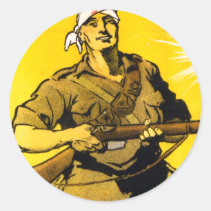 We Took The Hill Classic Round Sticker