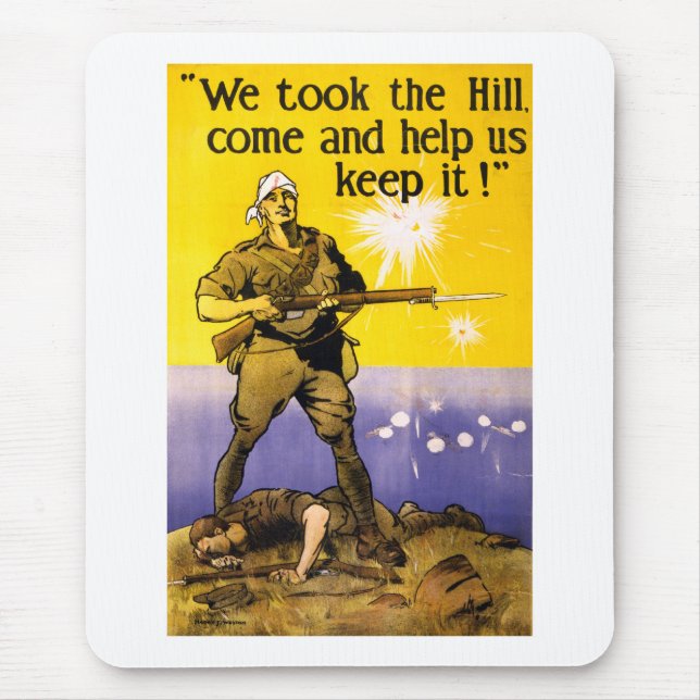We Took The Hill Mouse Mat (Front)