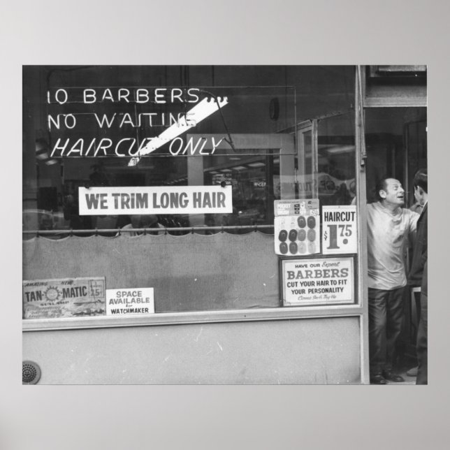 We Trim Long Hair Poster (Front)
