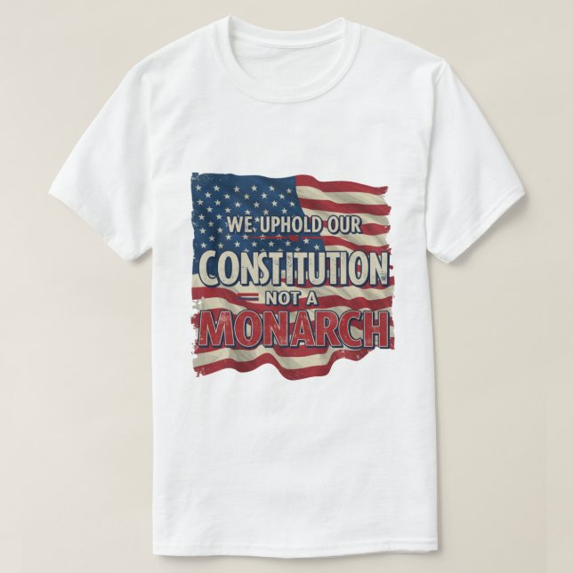 We Uphold Our Constitution - Patriotic Graphic Tee (Design Front)