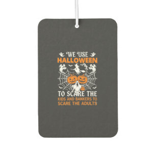 We Use Halloween Scare Ghost Pumpkins Witch Spider Car Air Freshener