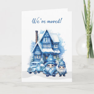We’ve Moved and Happy Holiday Announcement Gnomes