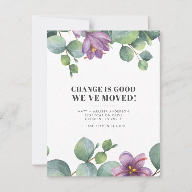 We’ve Moved Eucalyptus Greenery Moving (Front)