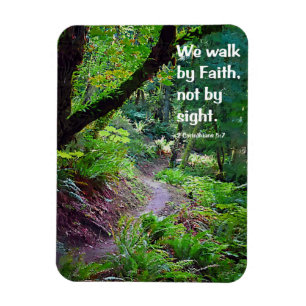 We Walk By Faith Magnet