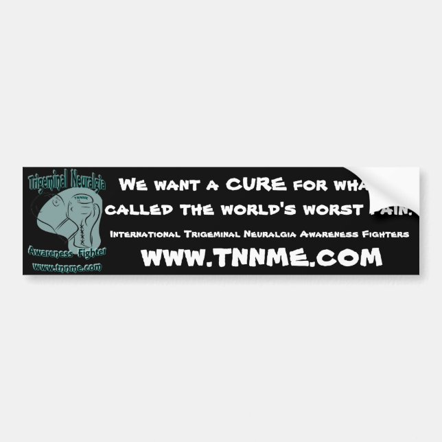 We want a CURE bumper sticker. Bumper Sticker (Front)