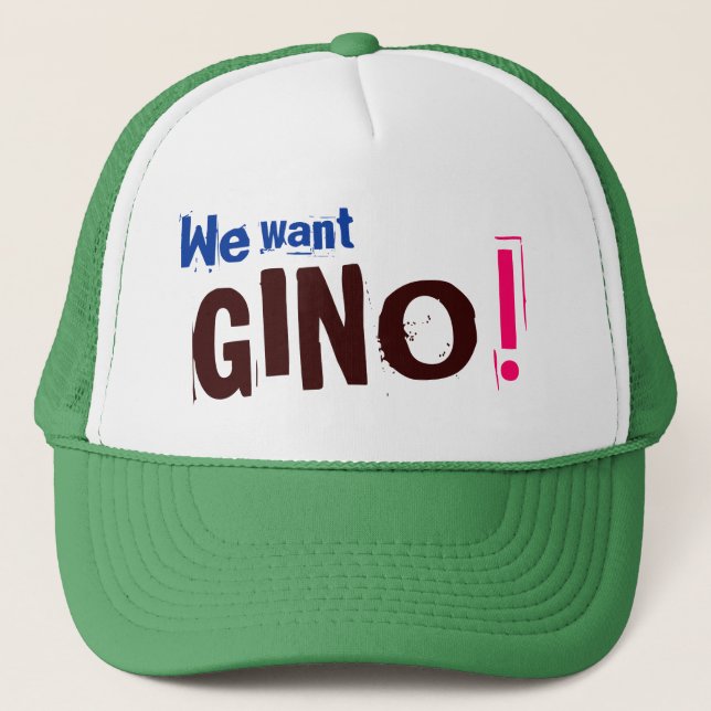 We Want GINO! - Boston Celtics Hat (Front)