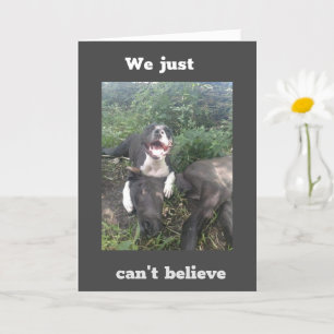 WE WANT TO SAY **HAPPY 30th BIRTHDAY** Card