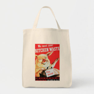 We Want Your Kitchen Waste Tote Bag