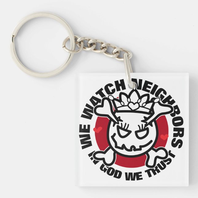 We Watch Neighbours Easter ver Key Ring (Front)