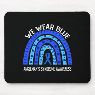We Wear Blue For Angelman’s Syndrome Awareness Mouse Mat