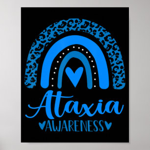 we wear Blue rainbow awsewome for Ataxia Awareness Poster