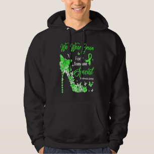 We Wear Green Butterflies Neurofibromatosis Awaren Hoodie
