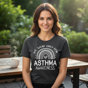 We Wear Grey Asthma Awareness Tri-Blend Shirt