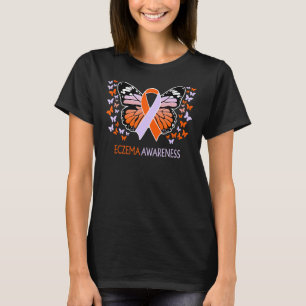 We Wear Lavender & Orange For Eczema Awareness But T-Shirt