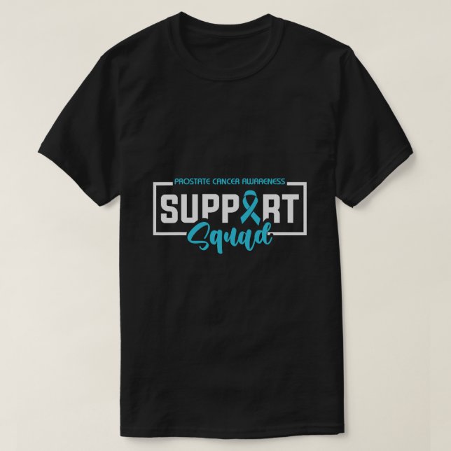 We Wear Light Blue Prostate Cancer Awareness Suppo T-Shirt (Design Front)