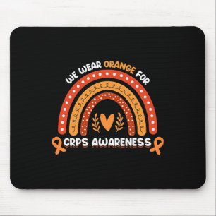 We Wear Orange For CRPS Awareness Month Orange Rib Mouse Mat