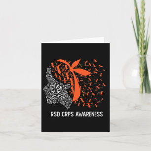 We Wear Orange For Rsd Crps Awareness 2 Card
