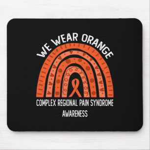 We Wear Orange Rainbow For CRPS Awareness Mouse Mat