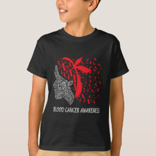 We Wear Red For Blood Cancer Awareness T-Shirt