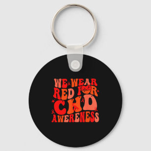 We Wear Red For Chd Awareness Heart Disease Month  Key Ring