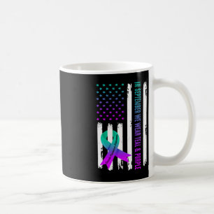 We Wear Teal and Purple Suicide Prevention Awarene Coffee Mug