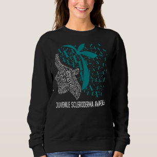 We Wear Teal For Juvenile Scleroderma Awareness Sweatshirt