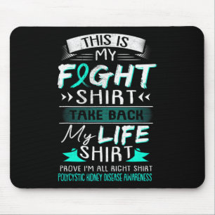 We Wear Teal Polycystic Kidney Disease Awareness R Mouse Mat