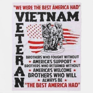 WE WERE THE BEST AMERICA HAD FLEECE BLANKET