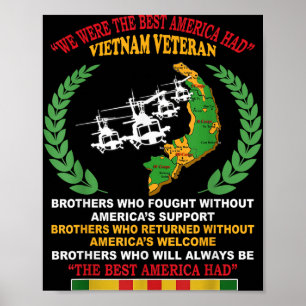 We Were The Best America Had Vietnam Veteran Broth Poster