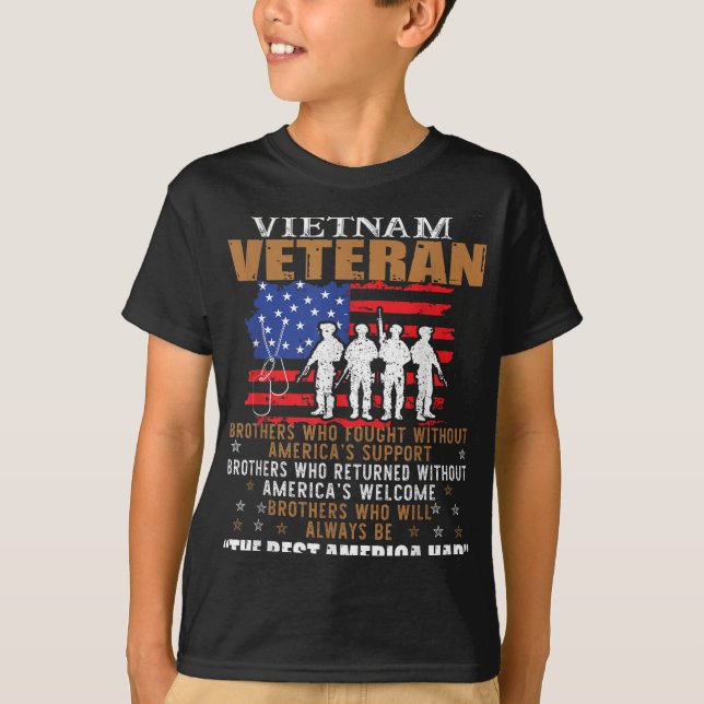 We Were The Best America Had Vietnam Veteran Broth T-Shirt (Front)