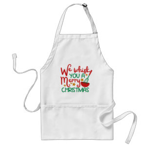 We Whisk You a Merry Christmas Standard Apron