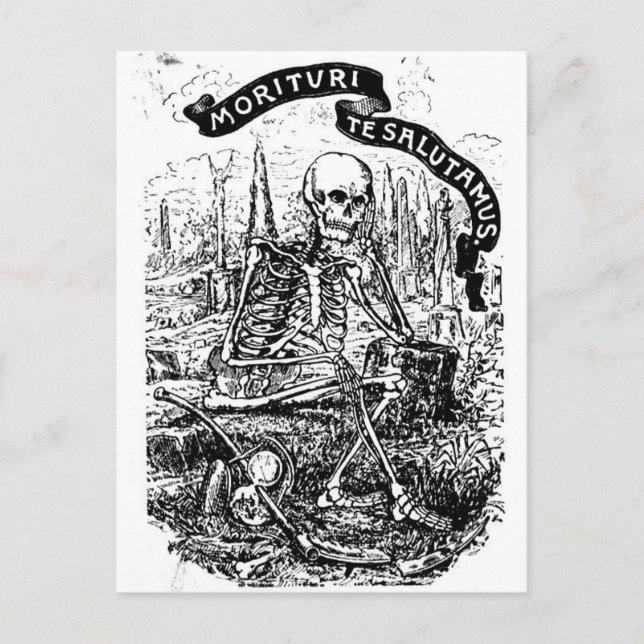 We Who are About to Die Salute You postcard (Front)