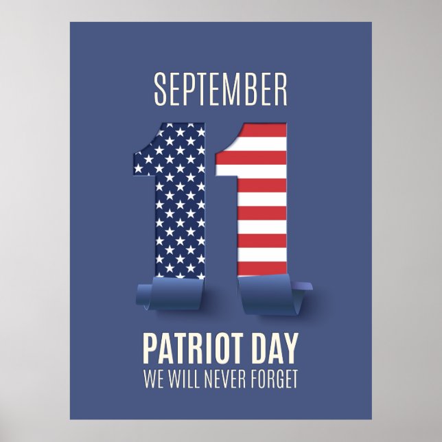 We will never forget 911 poster (Front)