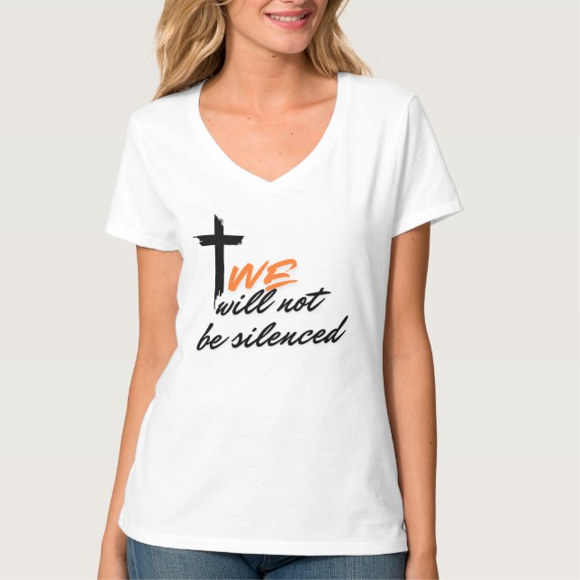 We will not be silenced tshirt (Front)