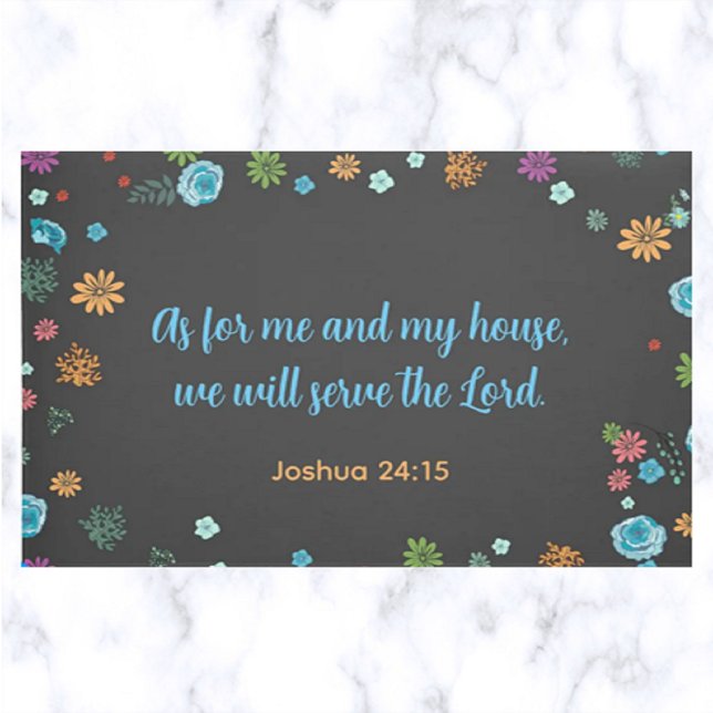 We Will Serve The Lord Doormat (Creator Uploaded)