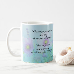 We will serve the Lord, Joshua 24 Coffee Mug